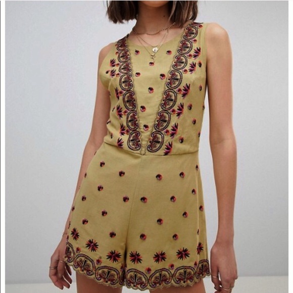 Free People Other - 🔥 FREE PEOPLE MARGUERITA ROMPER NWT